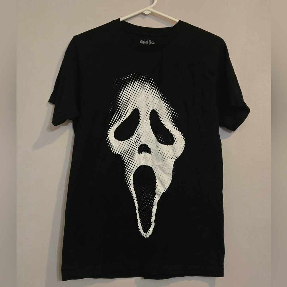 Ghostface Scream Black Shirt Size Medium